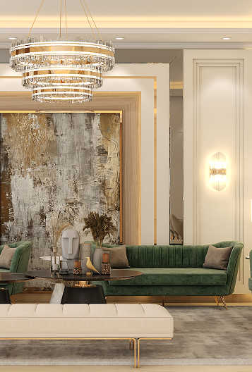 Understated luxury with an artful touch