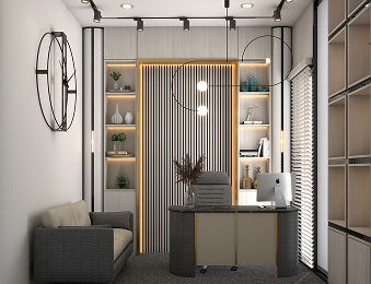 Premium workspace with optimized layout